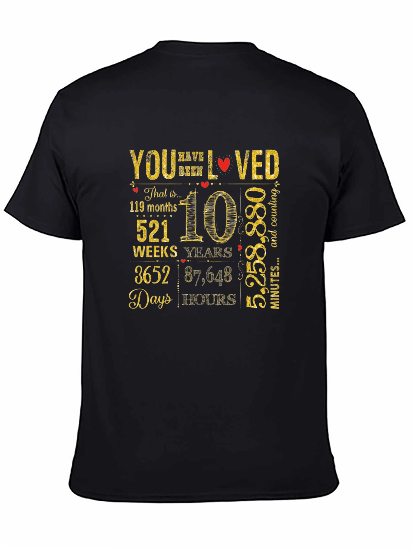 10 Year Anniversary Gift T-Shirt