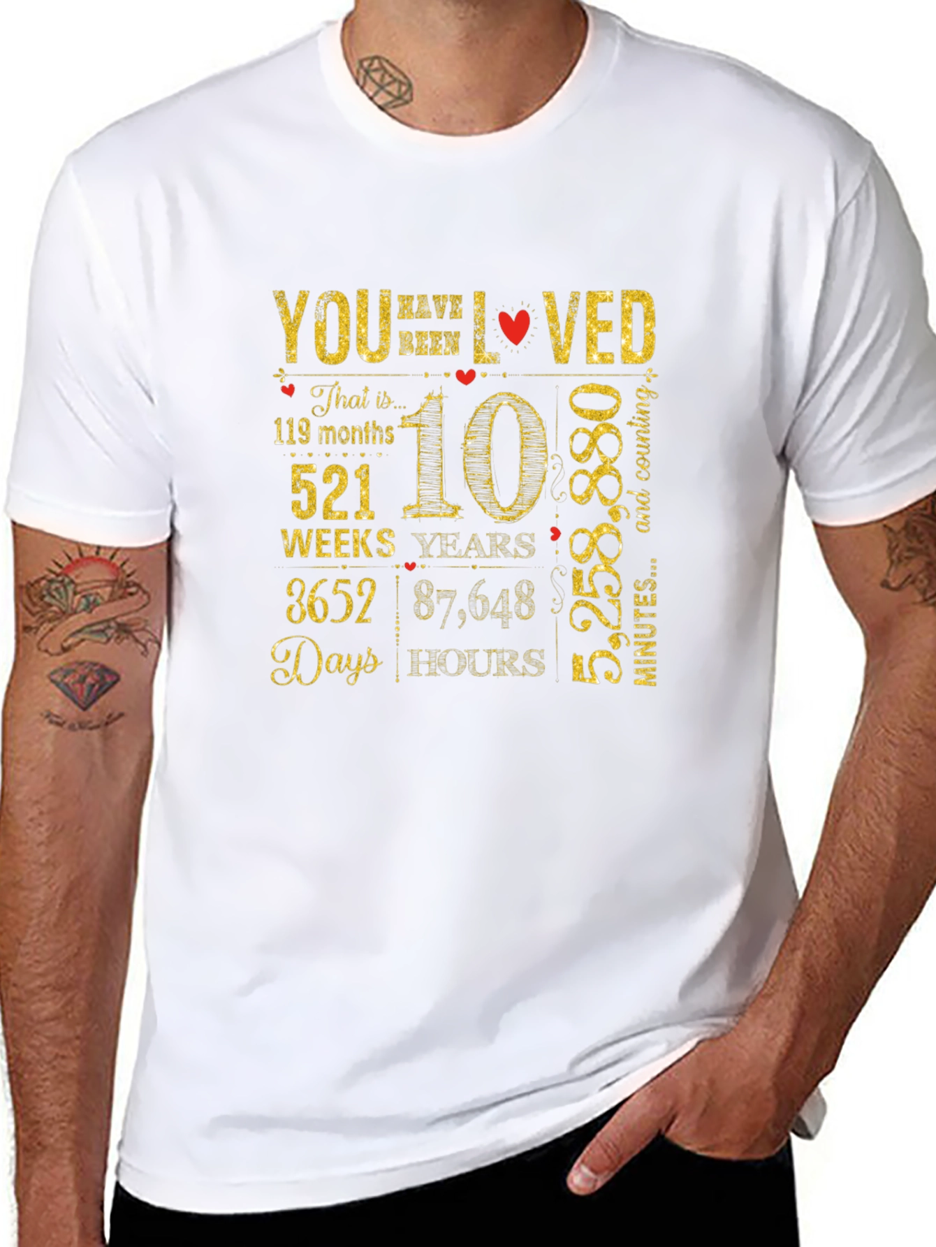 10 Year Anniversary Gift T-Shirt