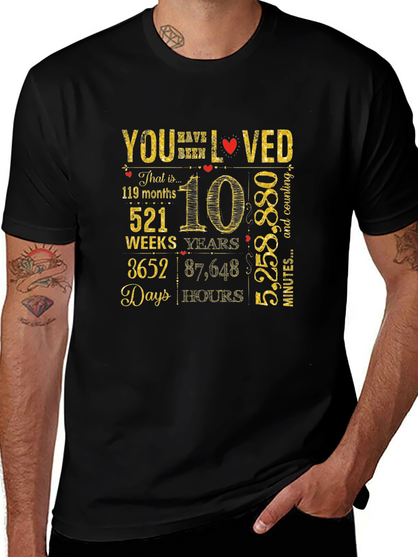 10 Year Anniversary Gift T-Shirt
