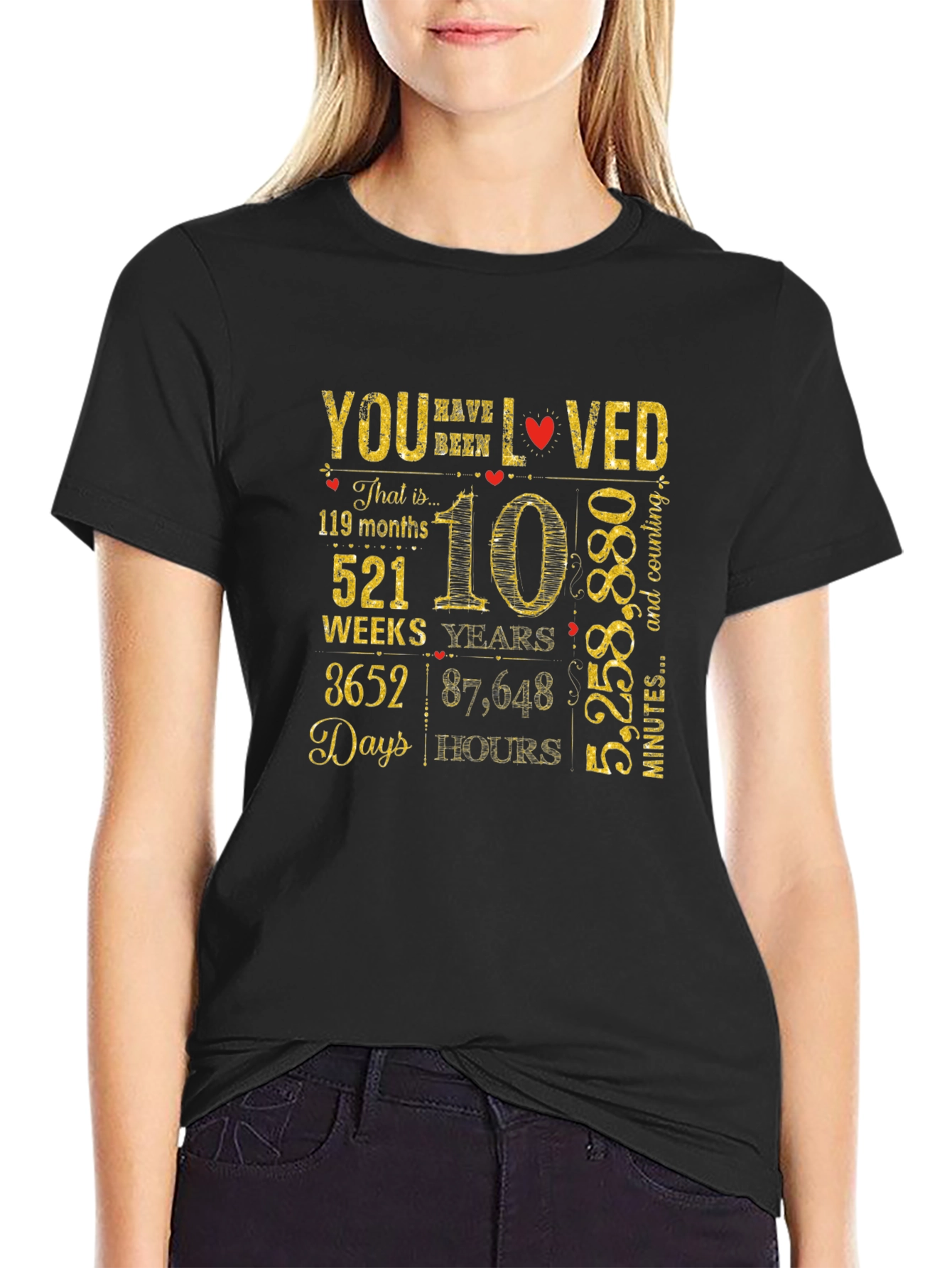 10 Year Anniversary Gift T-Shirt