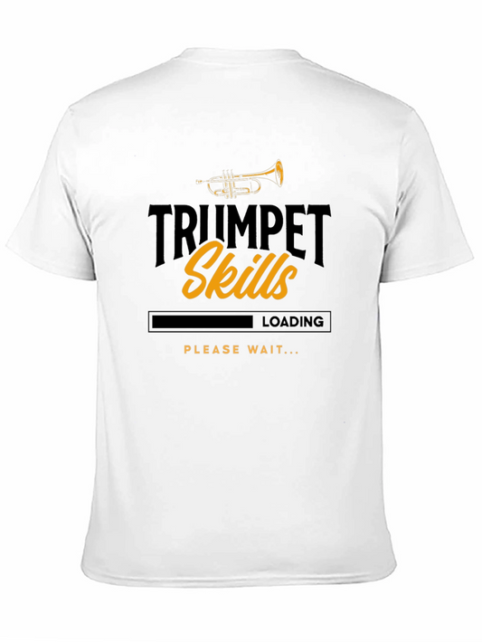 Trumpet Skills Loading Black Graphic Tee