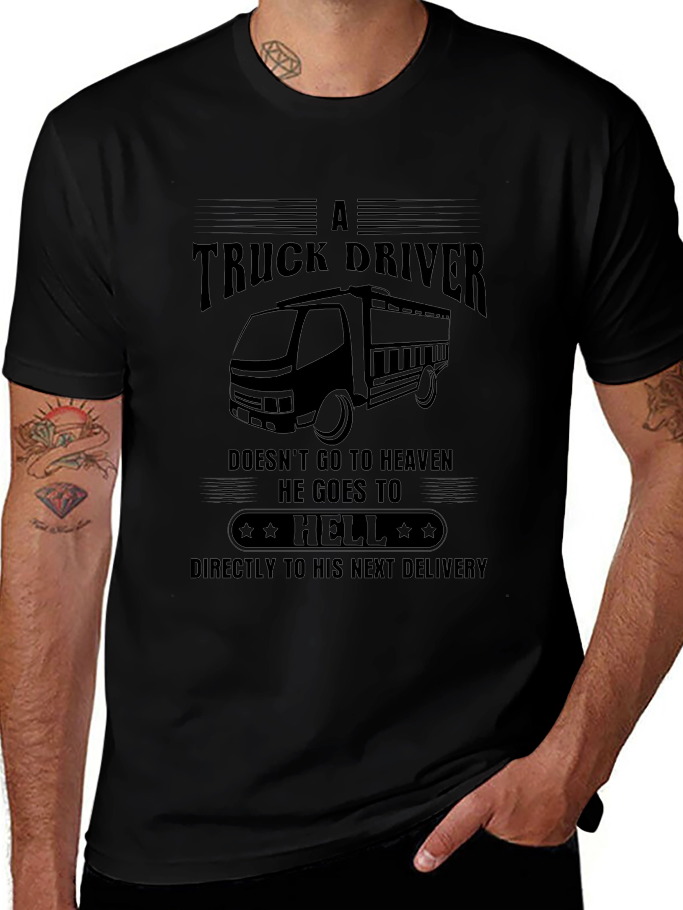 Truck Driver T-Shirt - Funny Graphic Tee