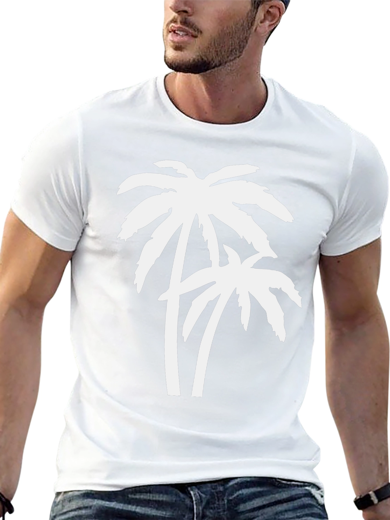 Tropical Palm Tree Graphic T-Shirt