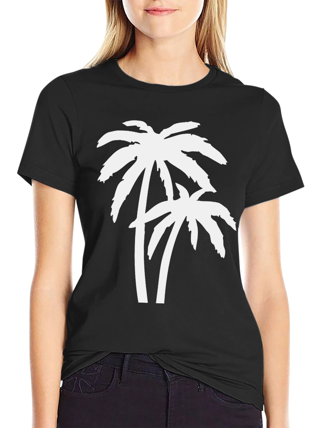 Tropical Palm Tree Graphic T-Shirt