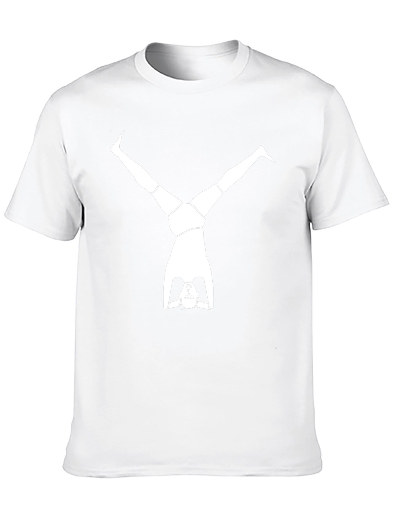 Yoga Headstand Black T-Shirt