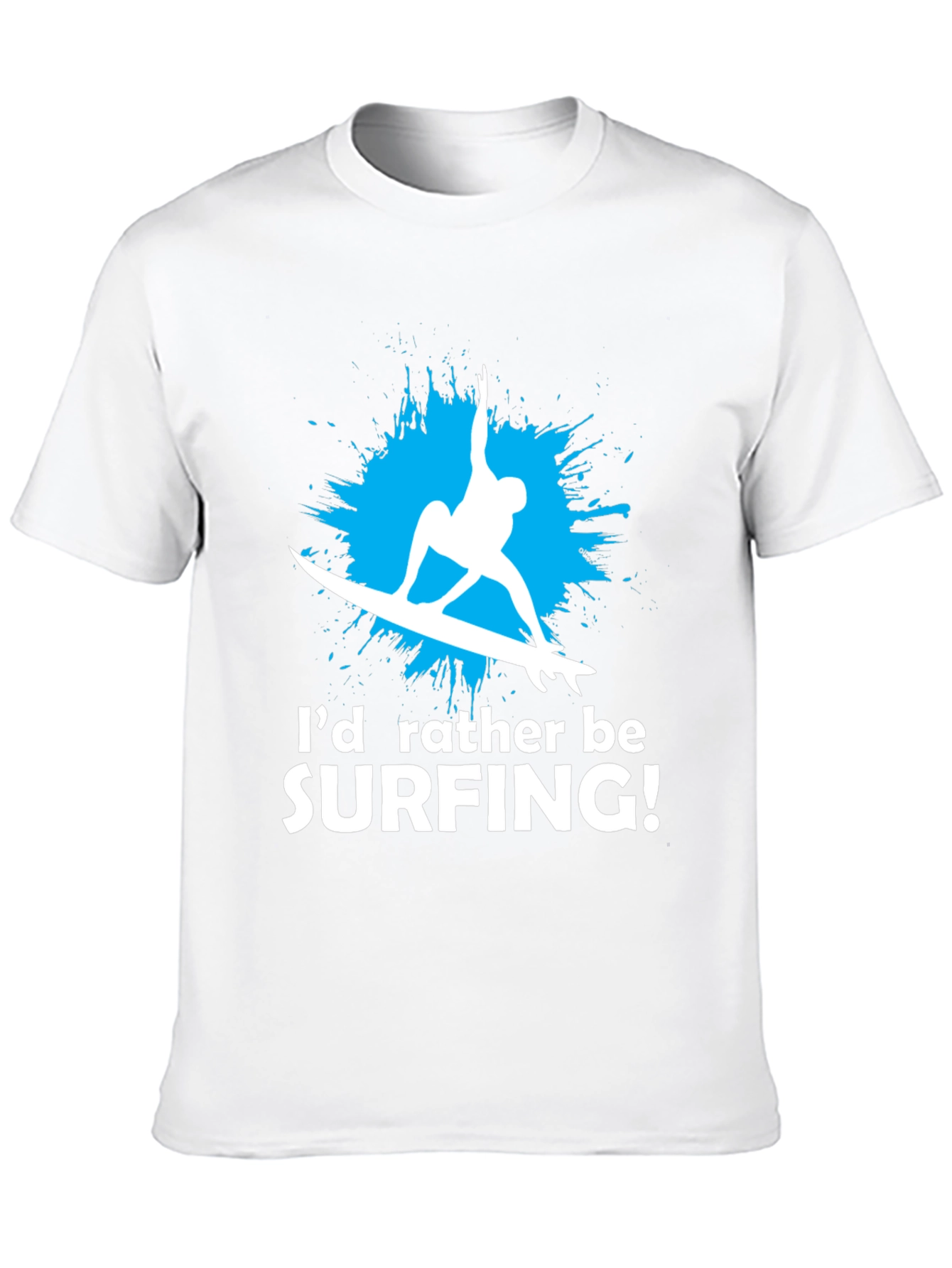 Surfing Graphic T-Shirt - Id Rather Be Surfing