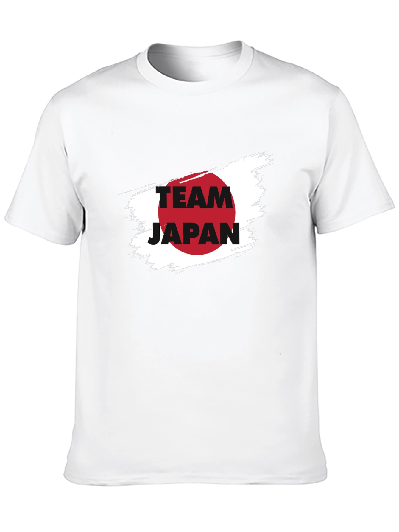 Team Japan Graphic Tee - Black Cotton T-Shirt