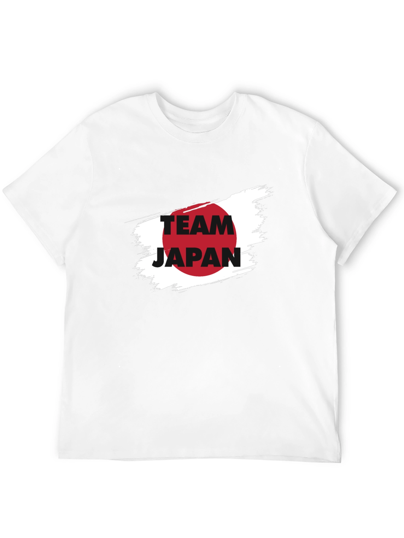 Team Japan Graphic Tee - Black Cotton T-Shirt