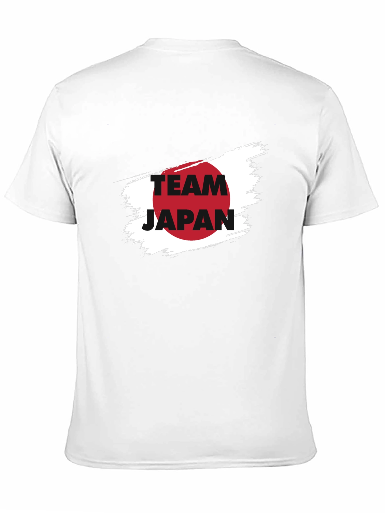 Team Japan Graphic Tee - Black Cotton T-Shirt