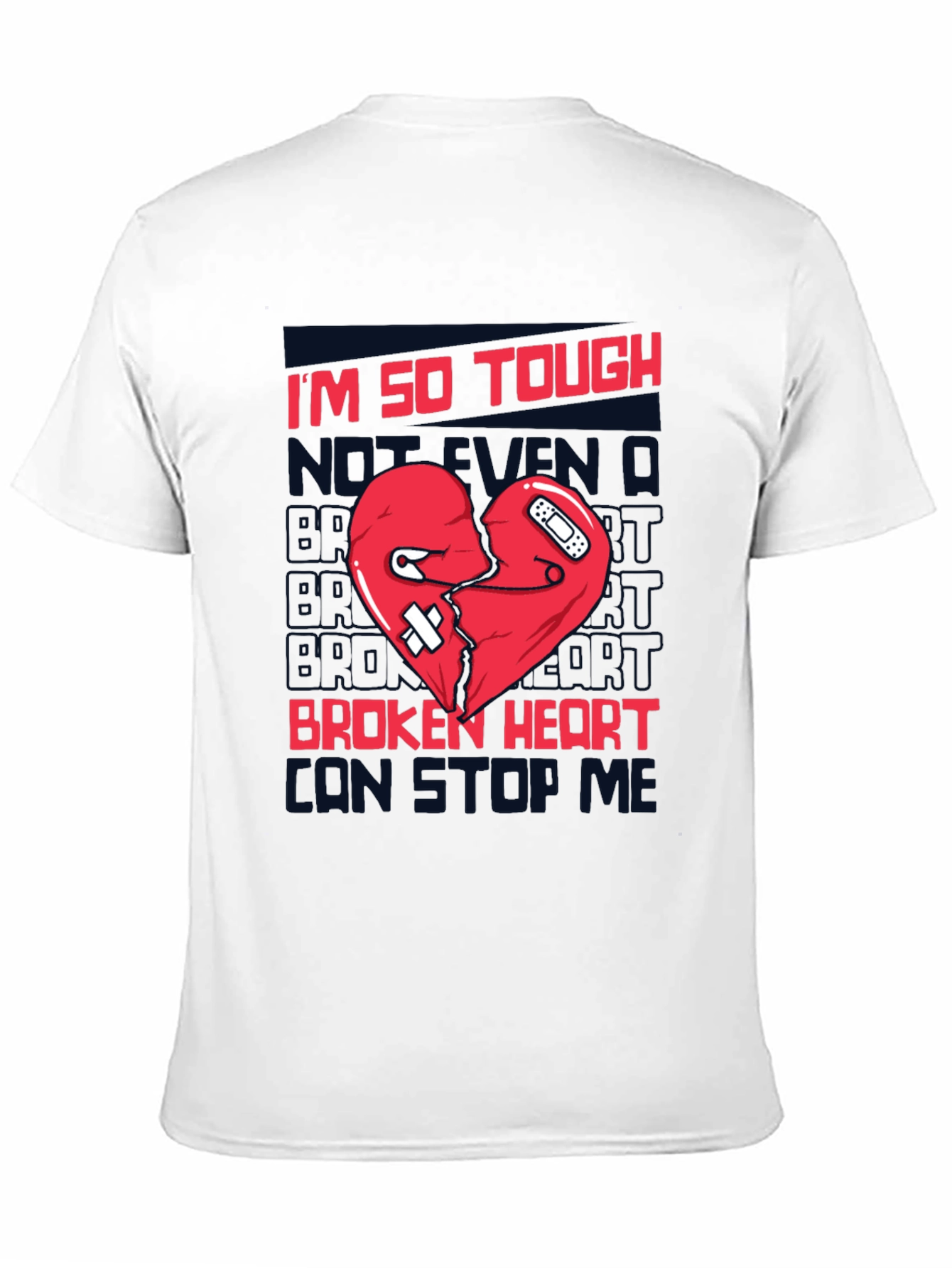 Tough Broken Heart T-Shirt - Black