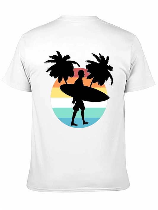 Surfer Silhouette Graphic Tee