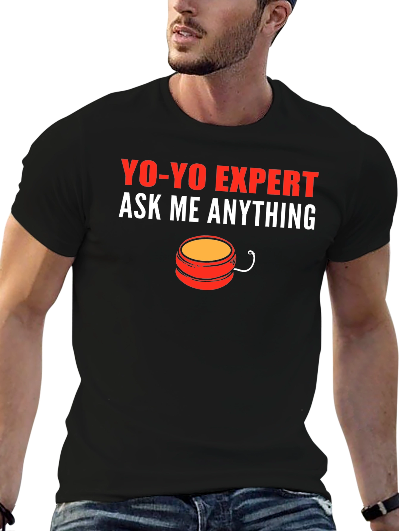 Yo-Yo Expert T-Shirt: Funny Ask Me Anything Design