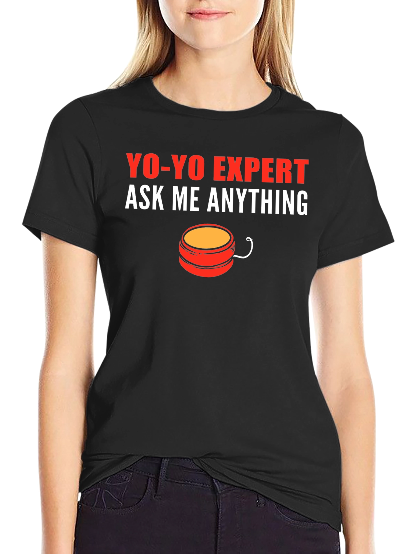 Yo-Yo Expert T-Shirt: Funny Ask Me Anything Design
