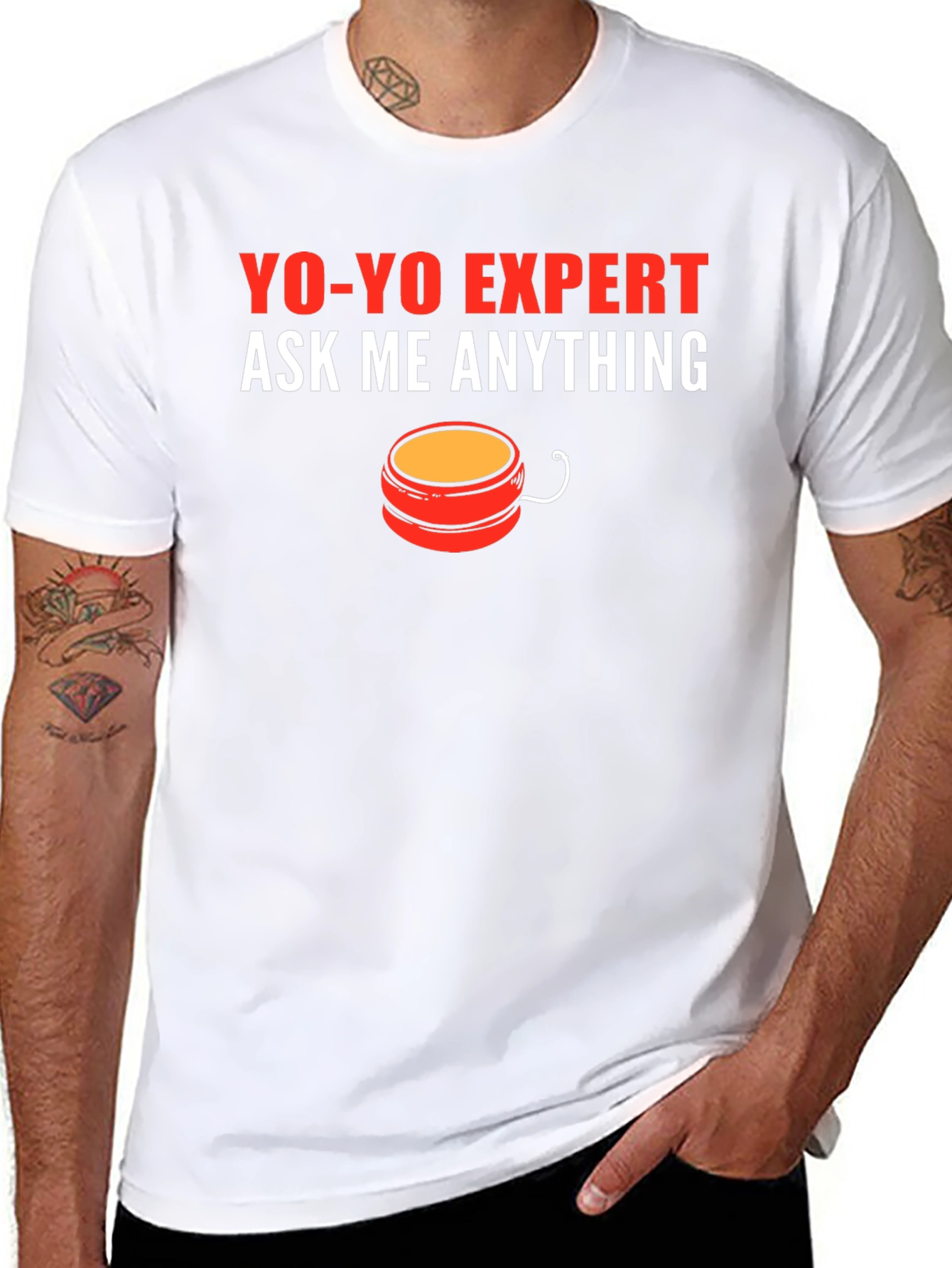 Yo-Yo Expert T-Shirt: Funny Ask Me Anything Design