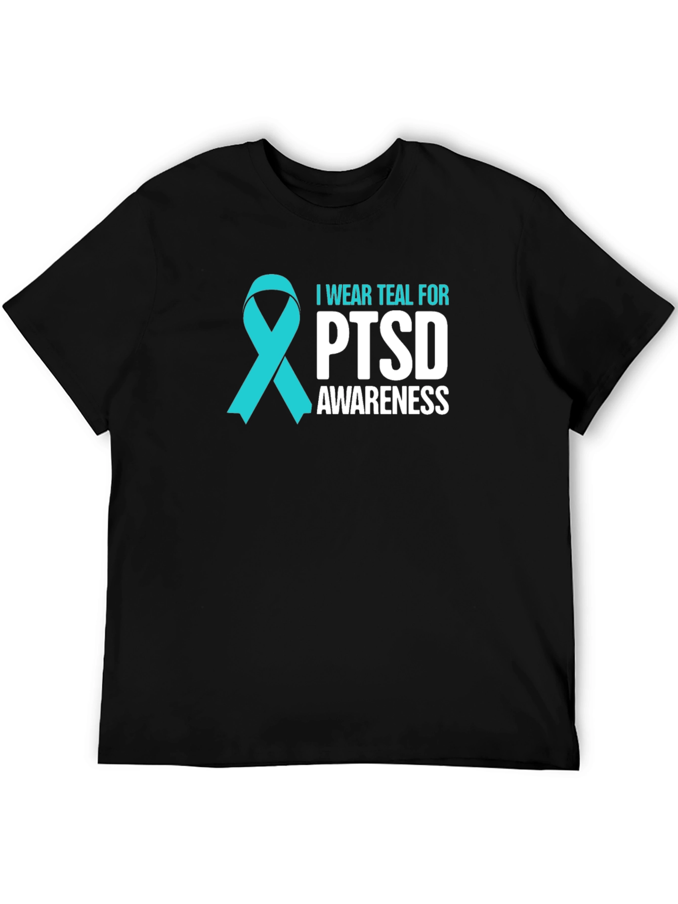 Teal PTSD Awareness Ribbon T-Shirt