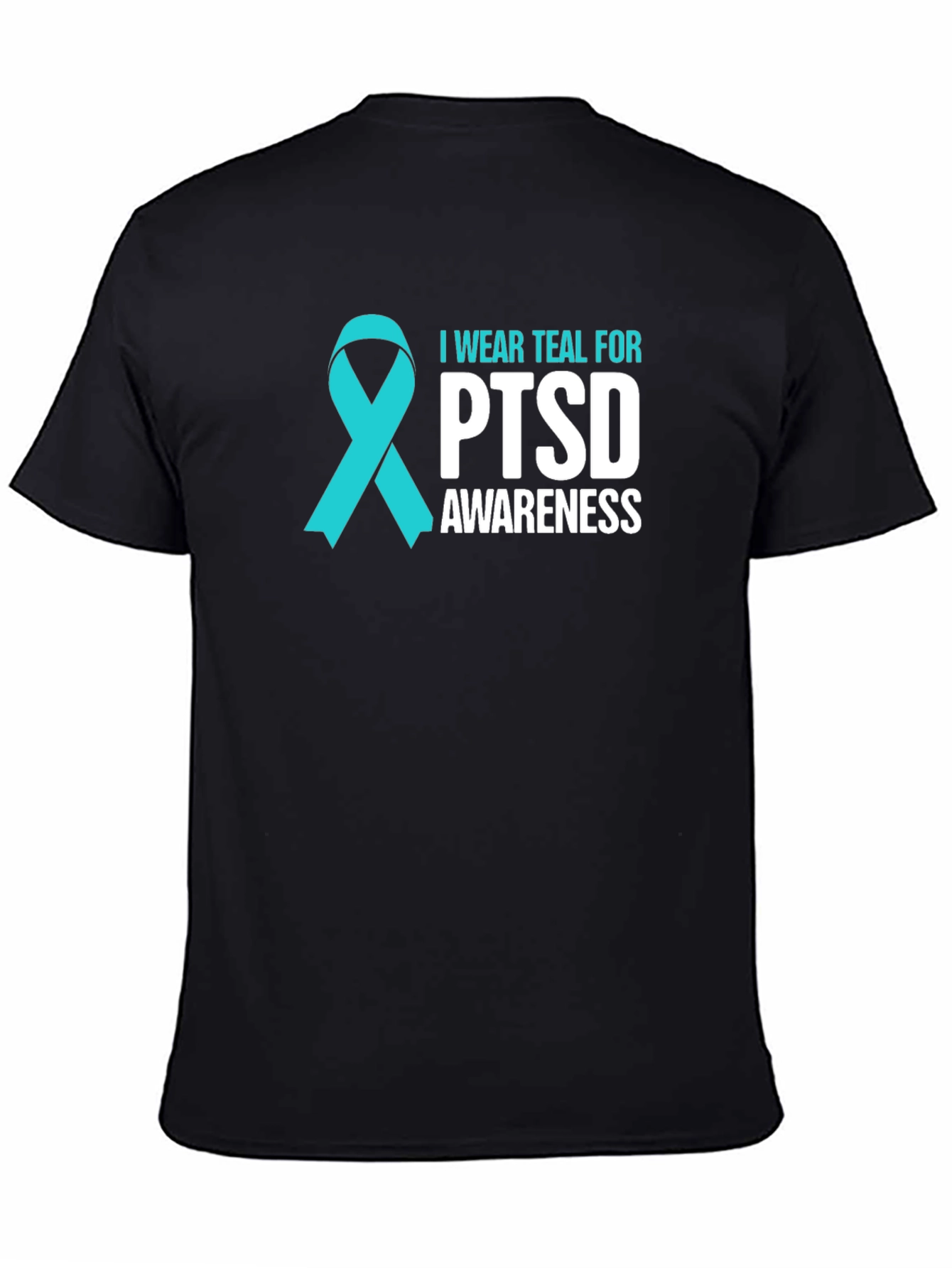 Teal PTSD Awareness Ribbon T-Shirt