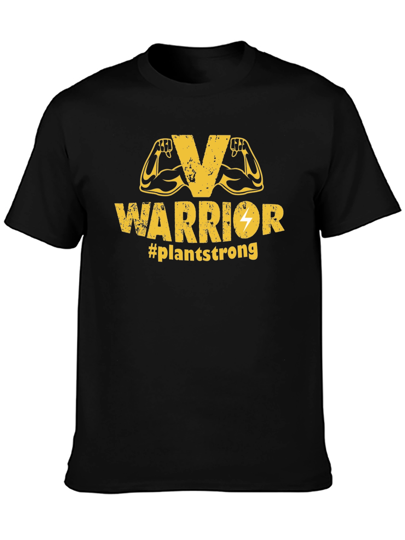 Vegan Warrior #Plantstrong Graphic T-Shirt