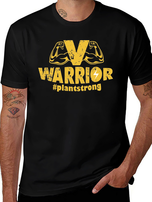 Vegan Warrior #Plantstrong Graphic T-Shirt