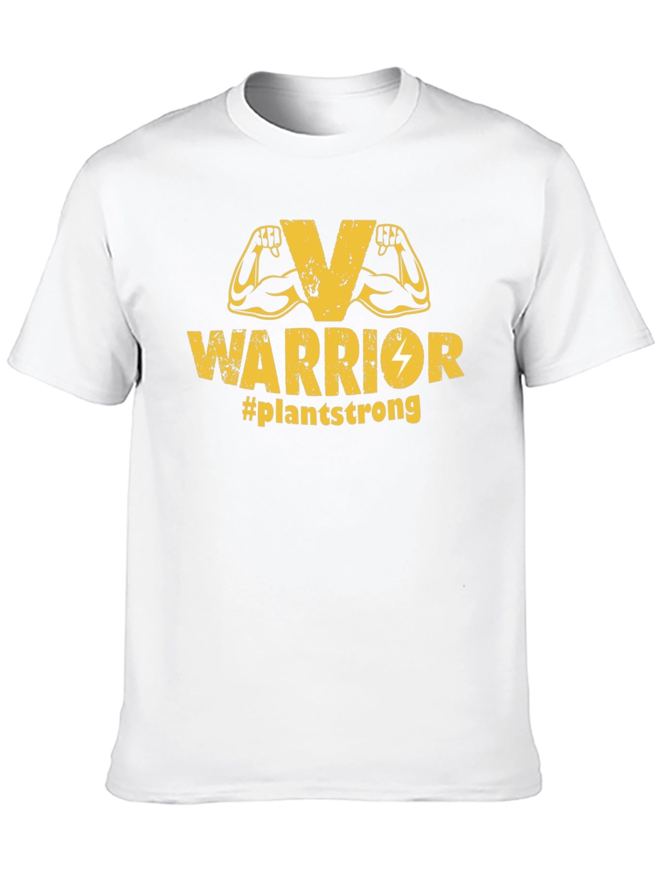 Vegan Warrior #Plantstrong Graphic T-Shirt