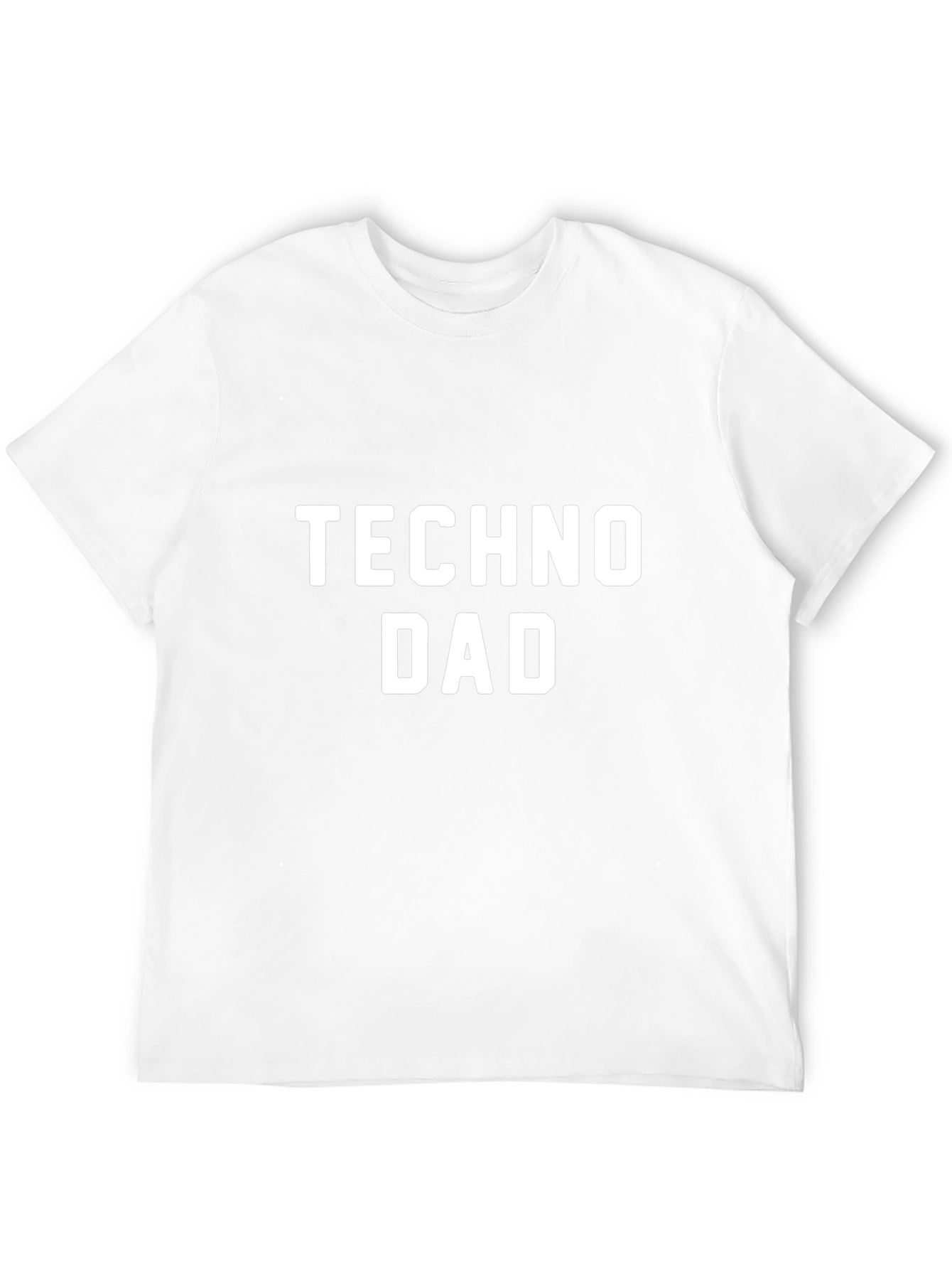 Techno Dad T-Shirt - Black Cotton Tee