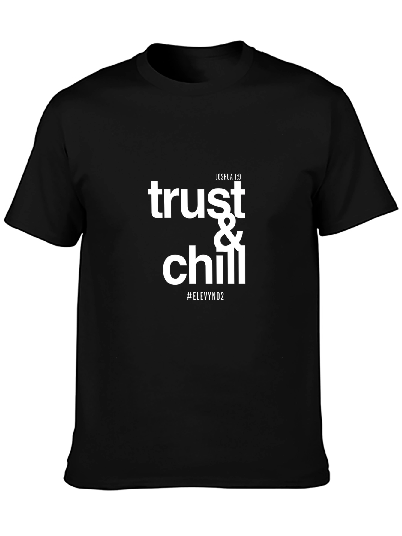 Trust & Chill Graphic Tee - Mens Black T-Shirt