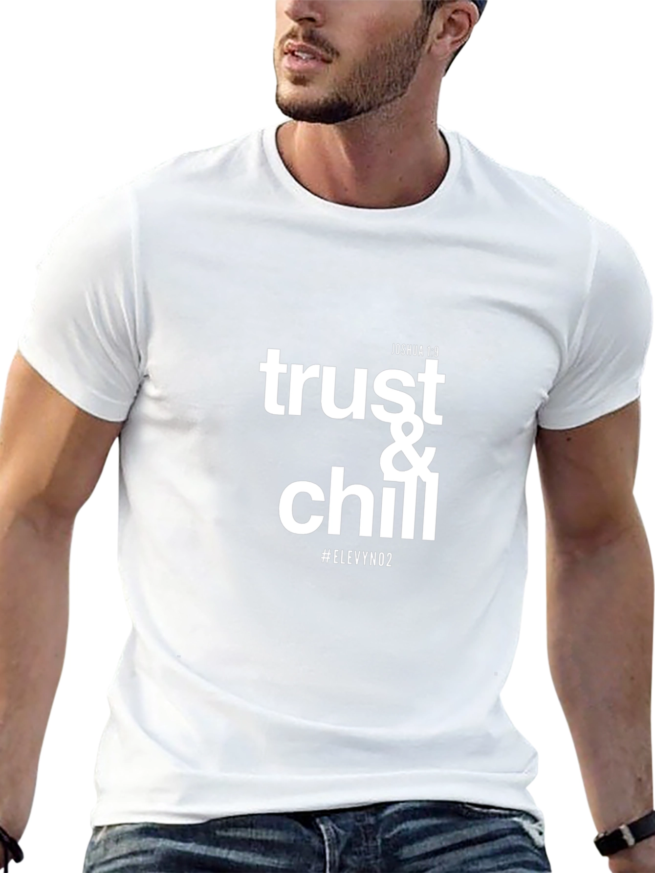 Trust & Chill Graphic Tee - Mens Black T-Shirt