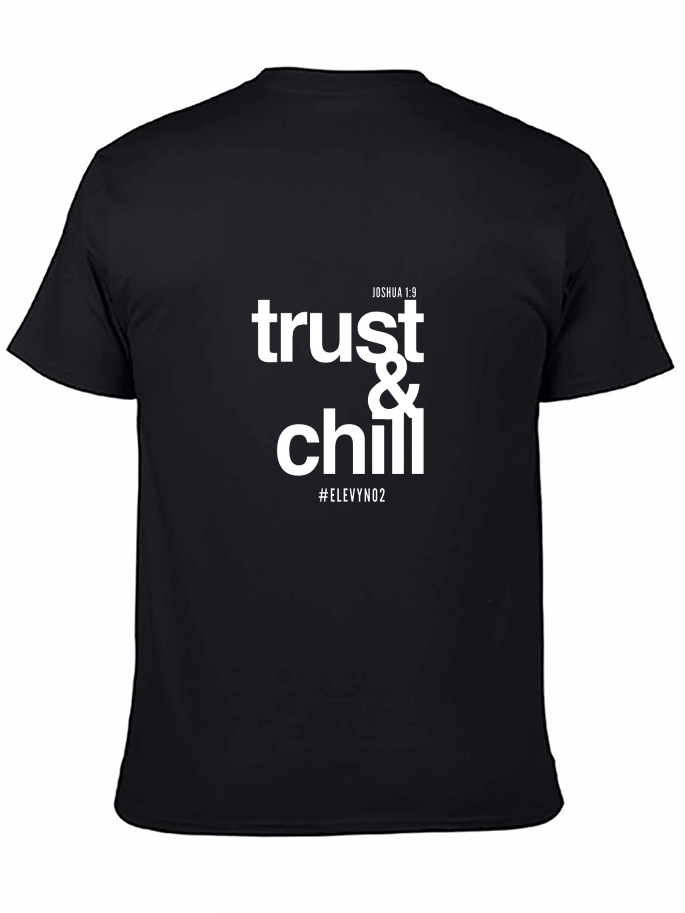Trust & Chill Graphic Tee - Mens Black T-Shirt