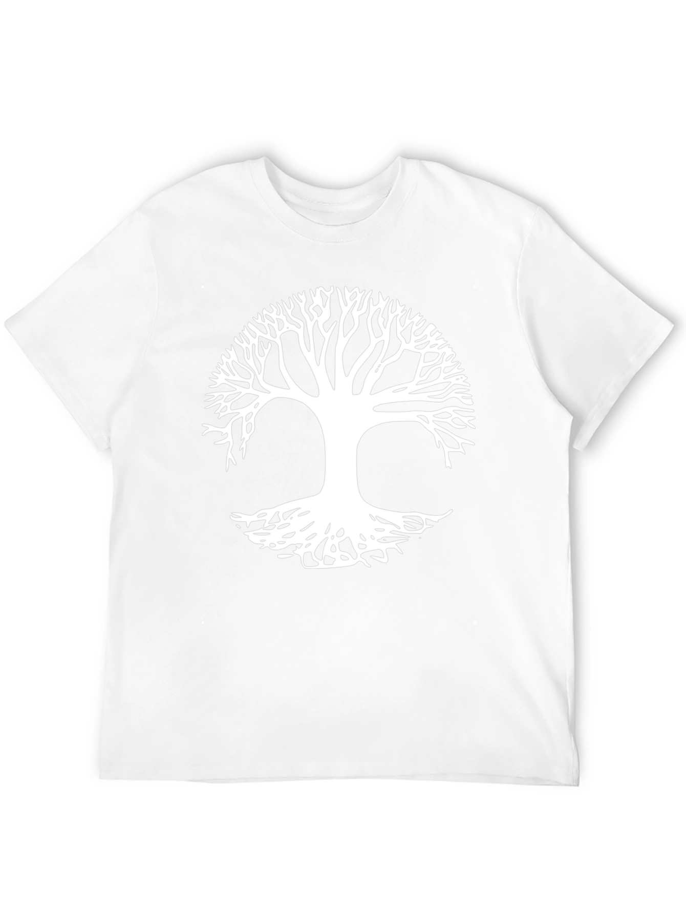 Tree of Life Graphic Tee - Black Cotton Casual