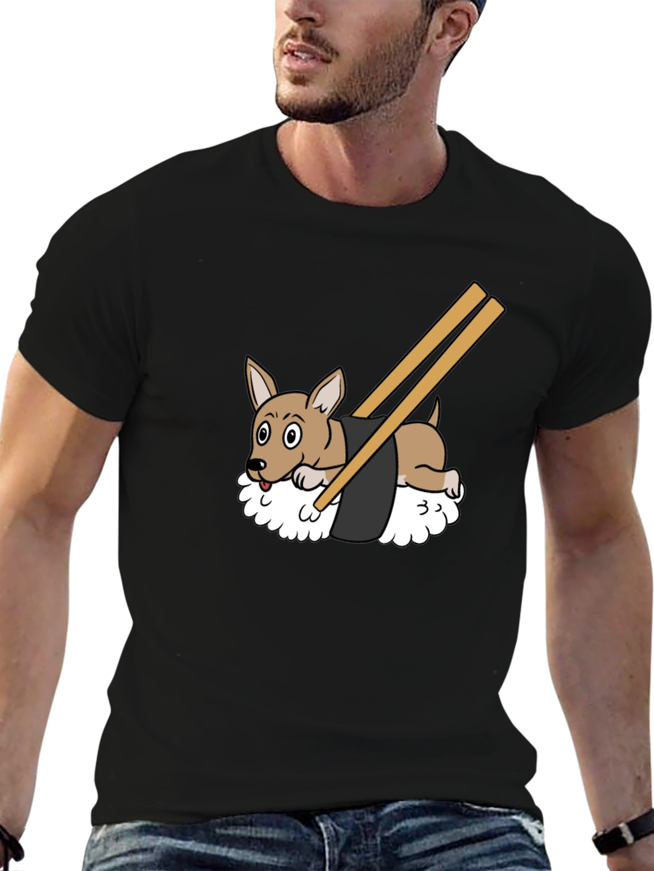 Sushi Dog Graphic Tee - Unique & Fun T-Shirt