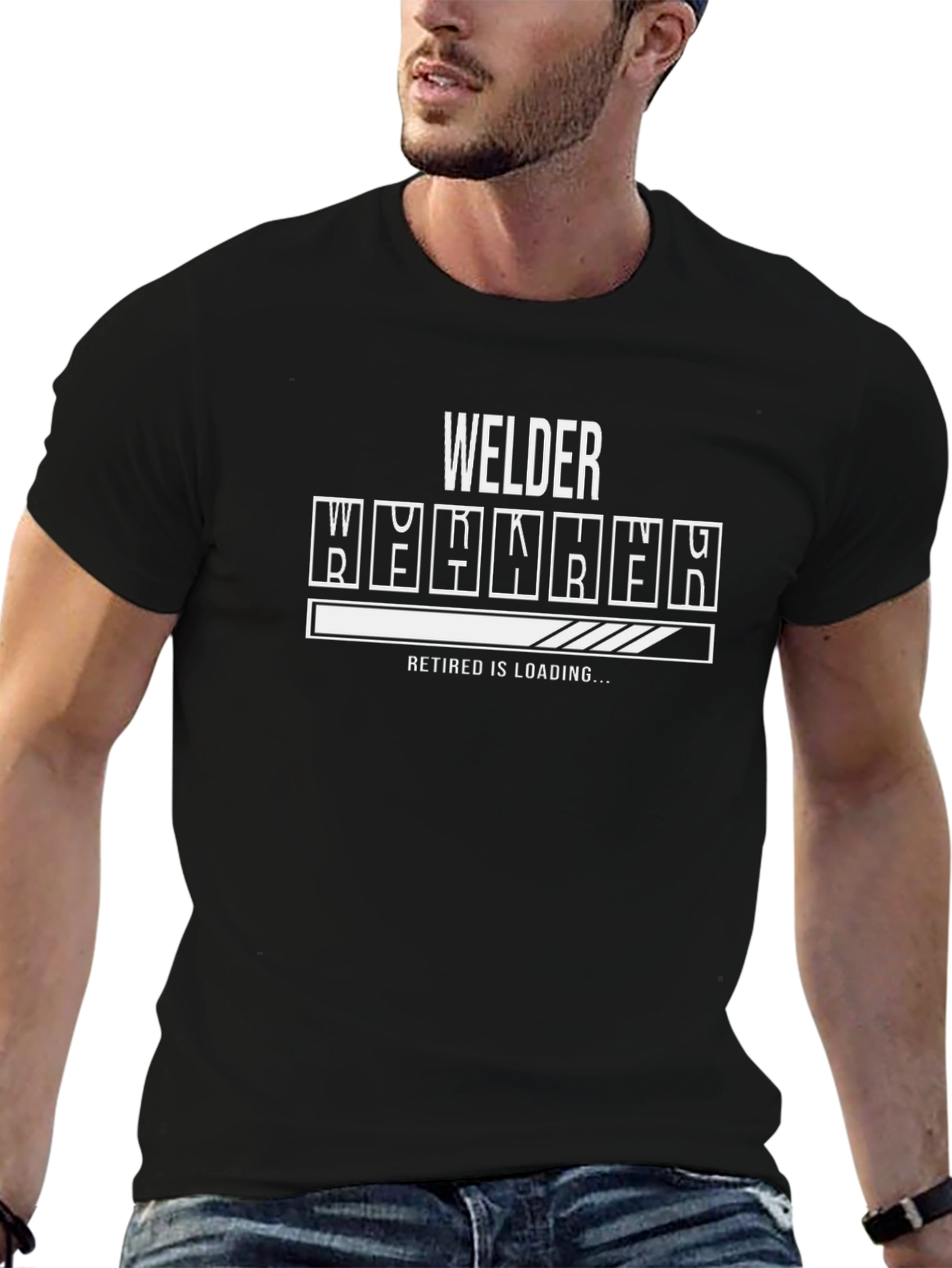 Welder Retirement Loading T-Shirt