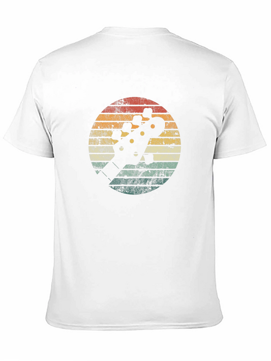 Vintage Guitar Headstock Graphic T-Shirt
