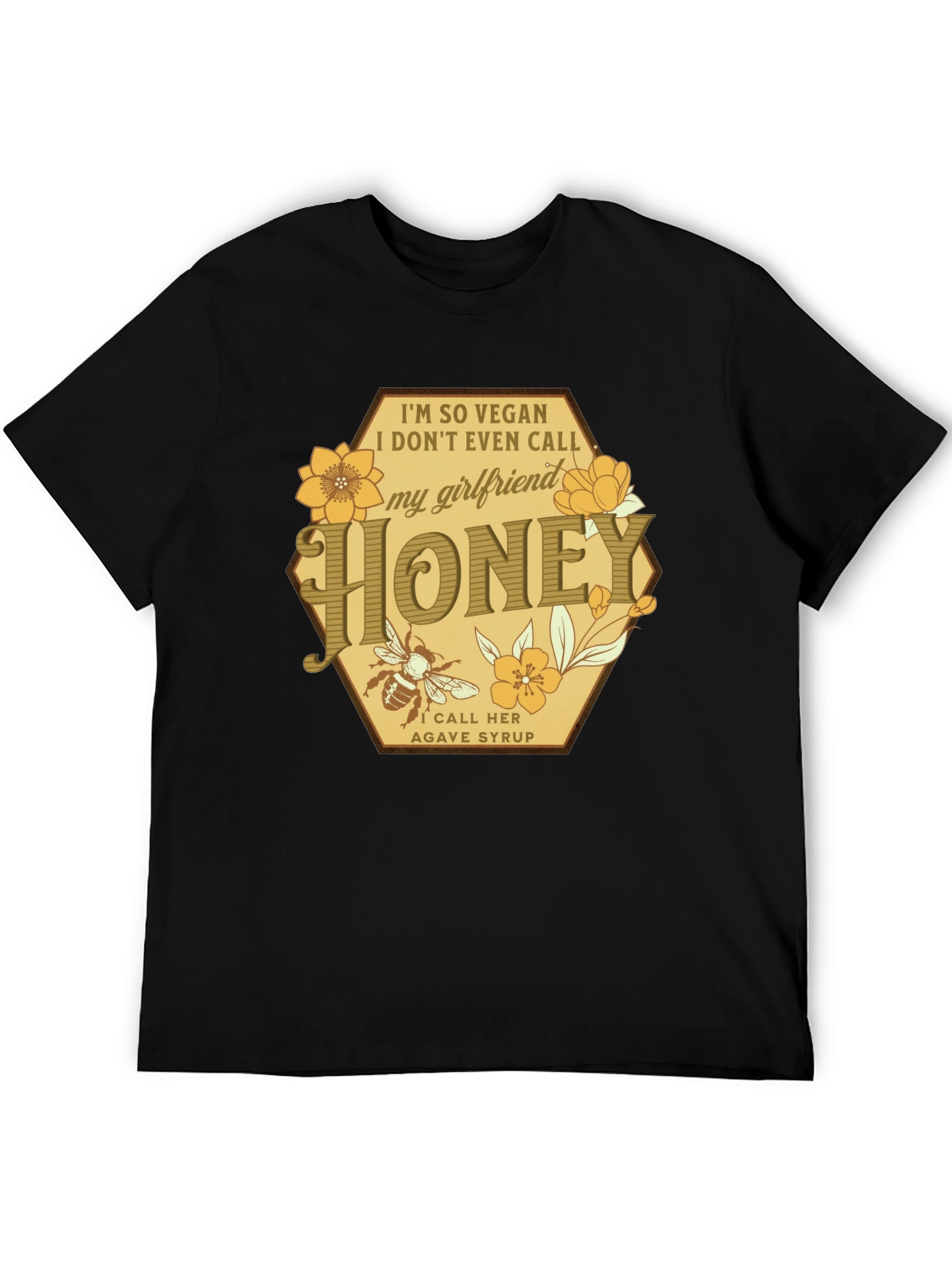 Vegan Honey Girlfriend Graphic T-Shirt