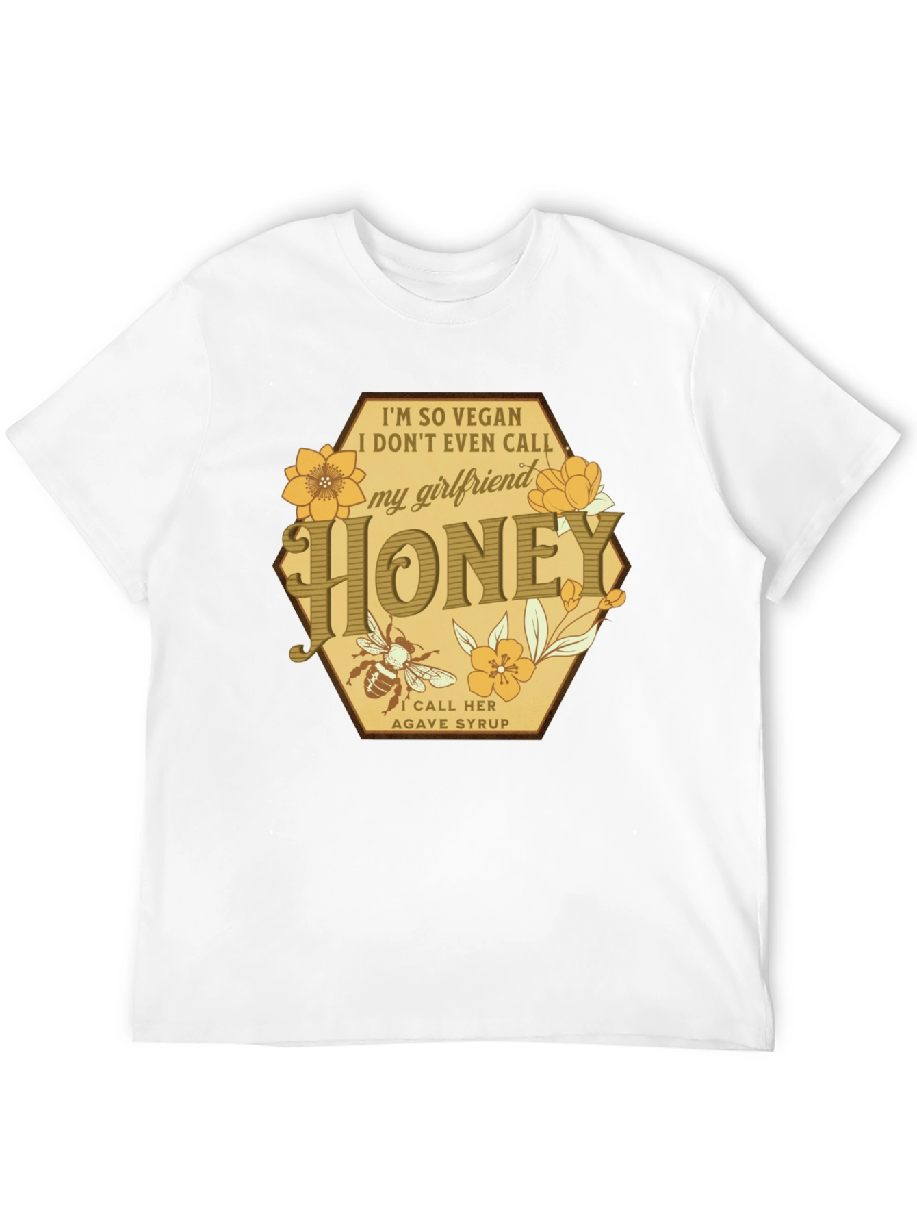 Vegan Honey Girlfriend Graphic T-Shirt