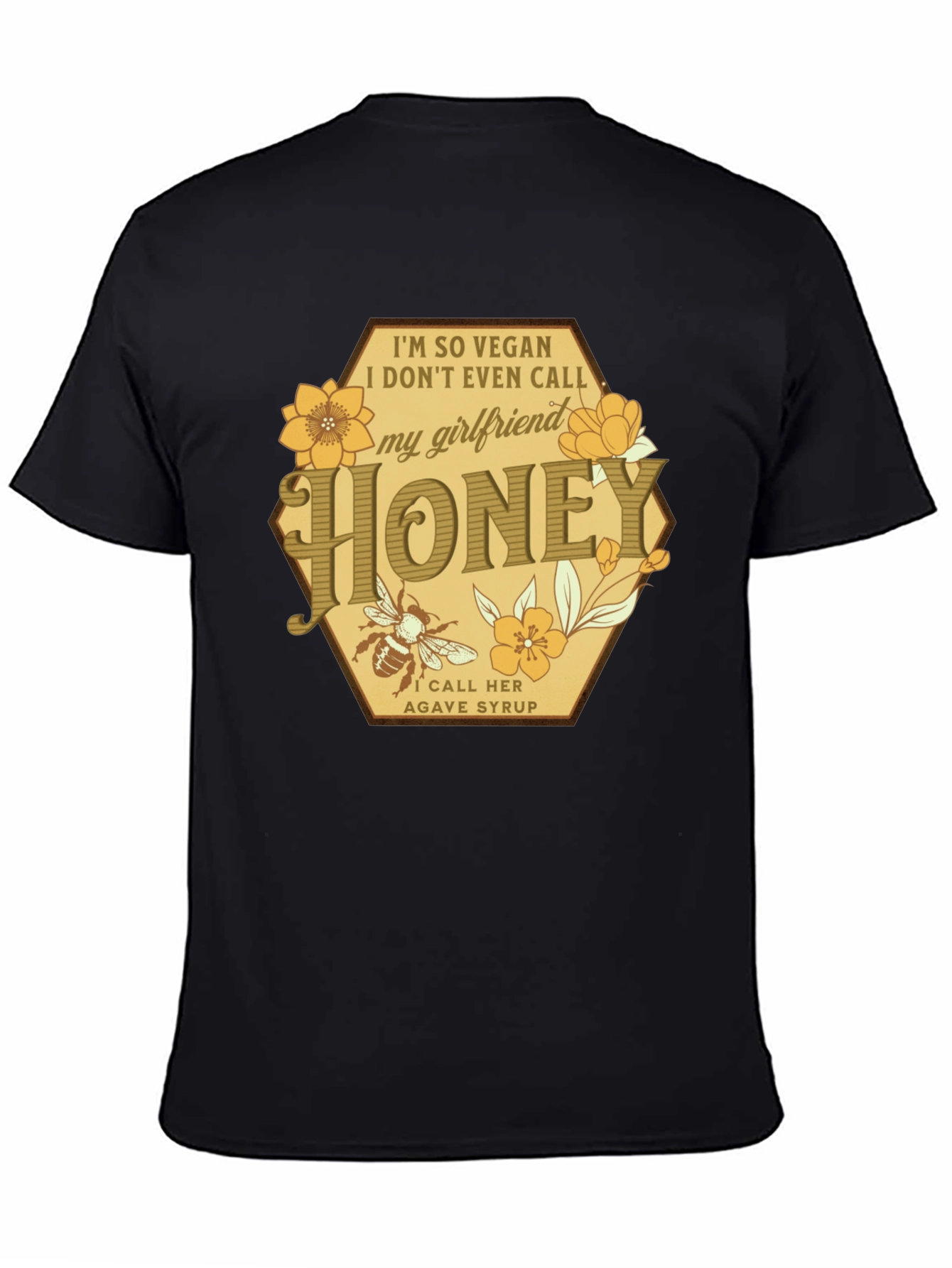 Vegan Honey Girlfriend Graphic T-Shirt