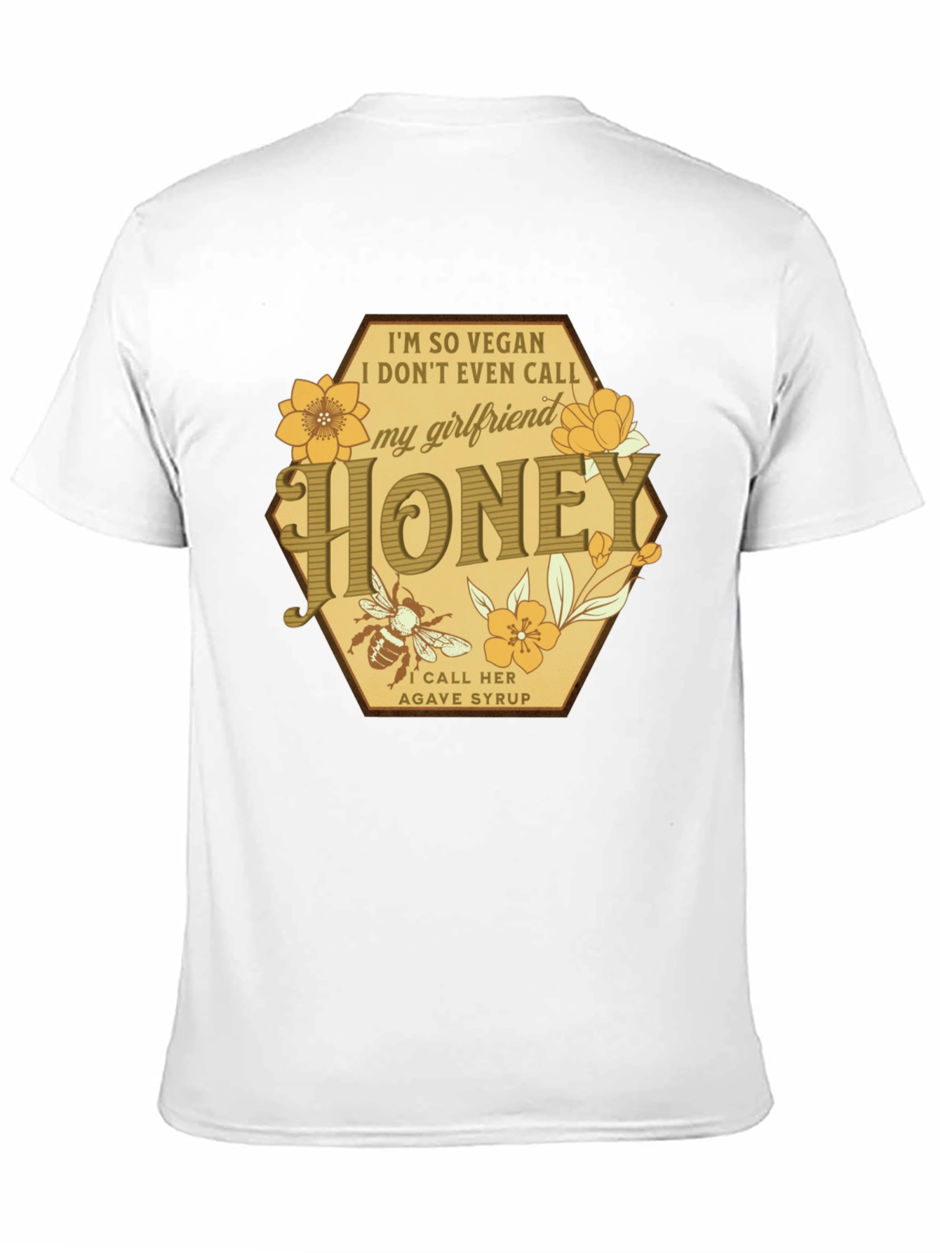 Vegan Honey Girlfriend Graphic T-Shirt