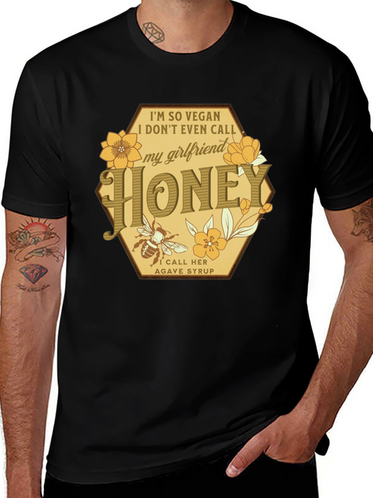 Vegan Honey Girlfriend Graphic T-Shirt