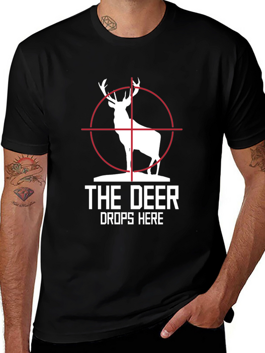 The Deer Drops Here Graphic Tee