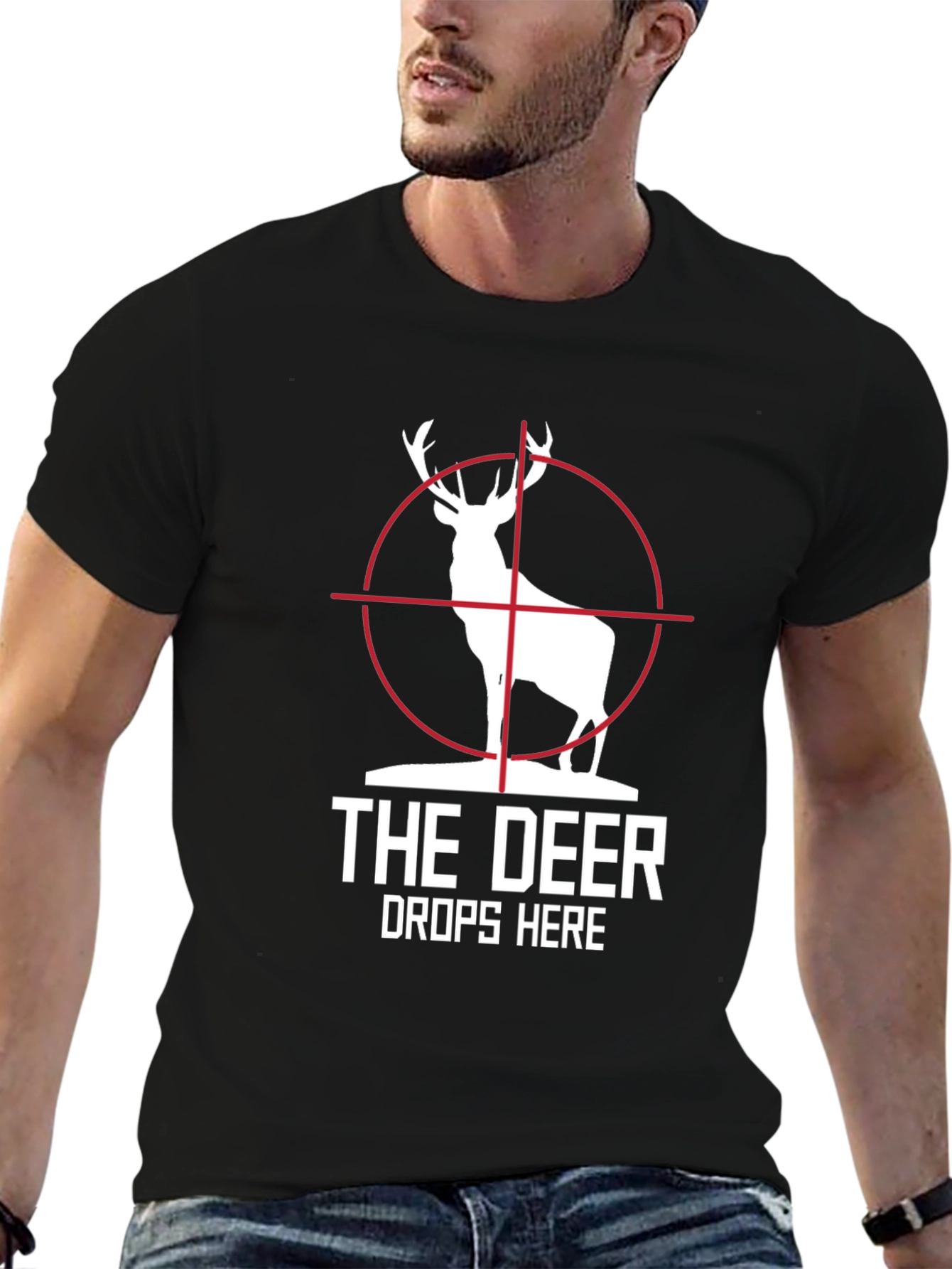 The Deer Drops Here Graphic Tee
