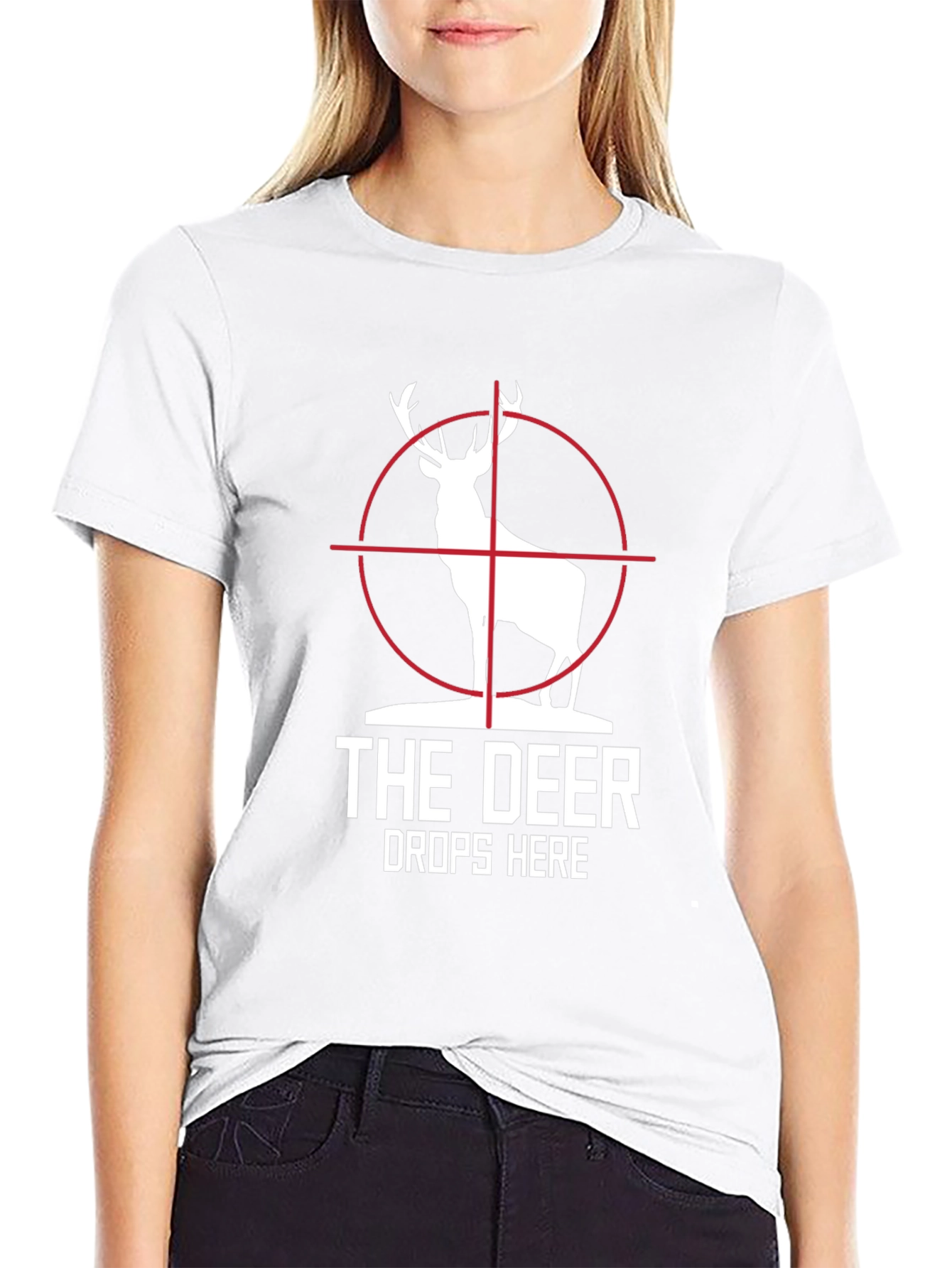 The Deer Drops Here Graphic Tee