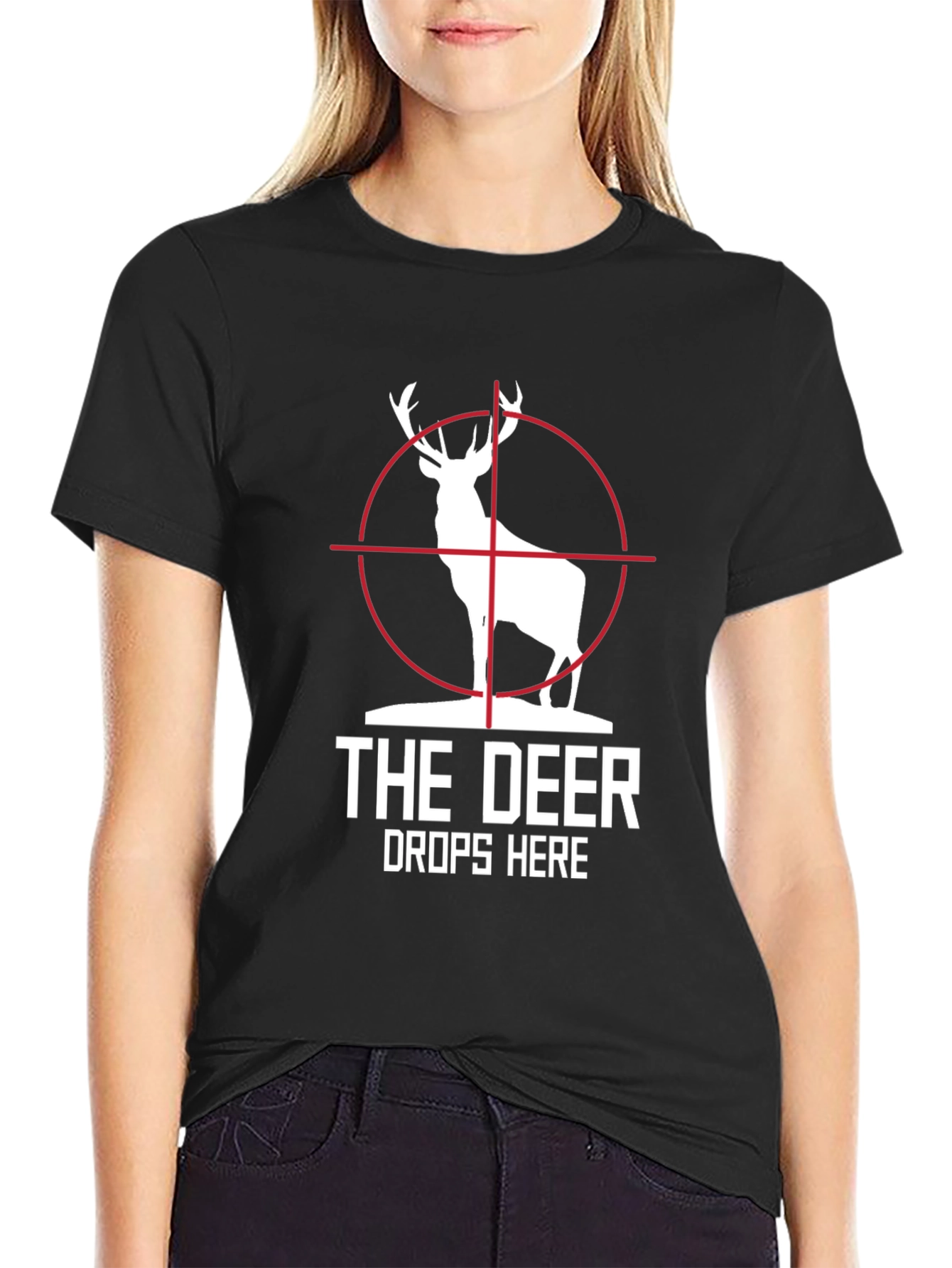 The Deer Drops Here Graphic Tee