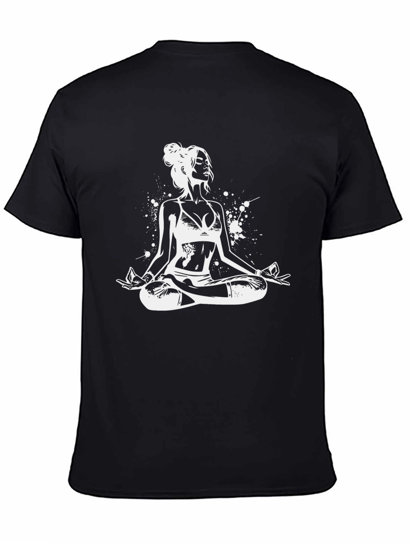 Yoga Woman T-Shirt - Black
