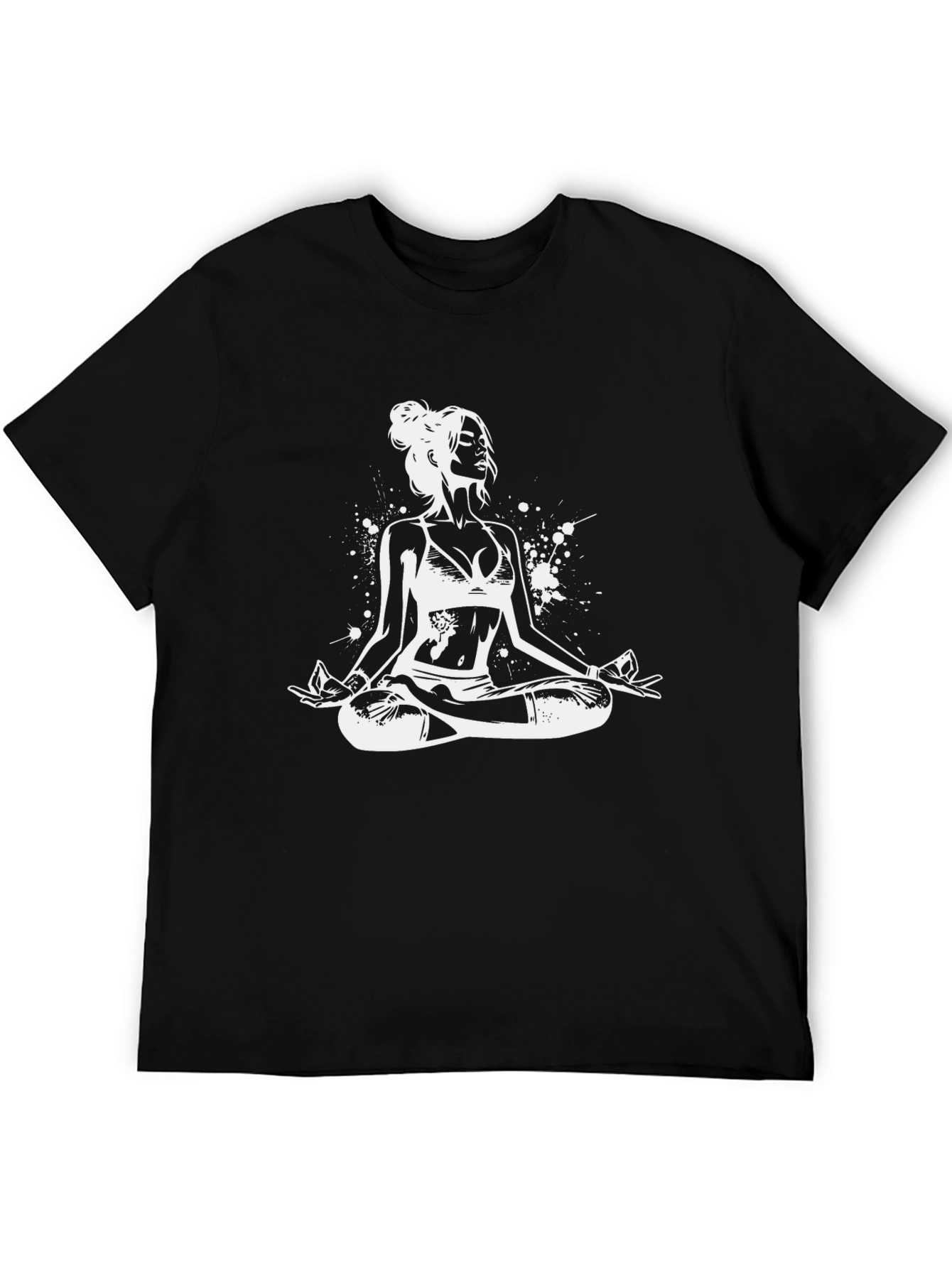 Yoga Woman T-Shirt - Black