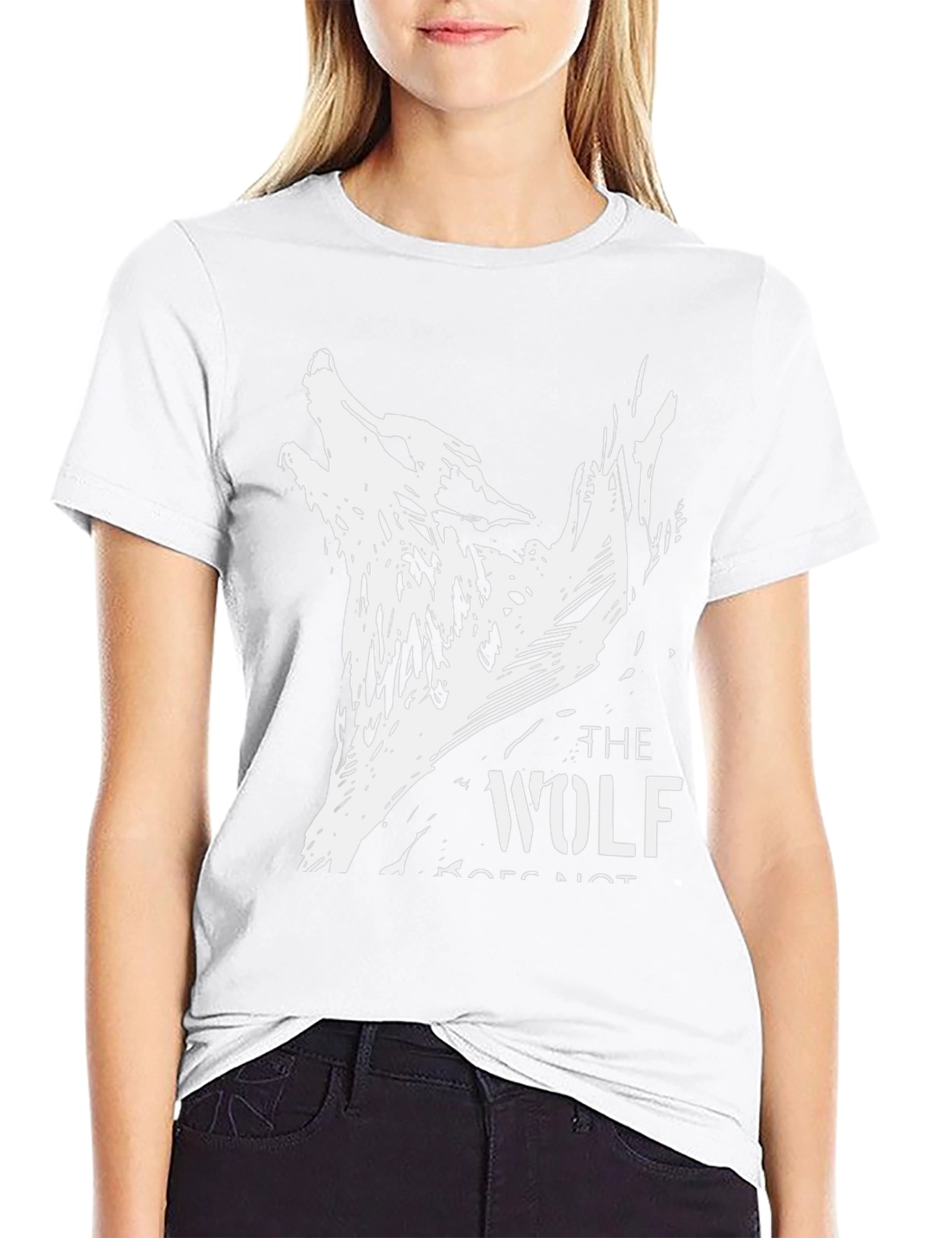 The Wolf Graphic Black T-Shirt