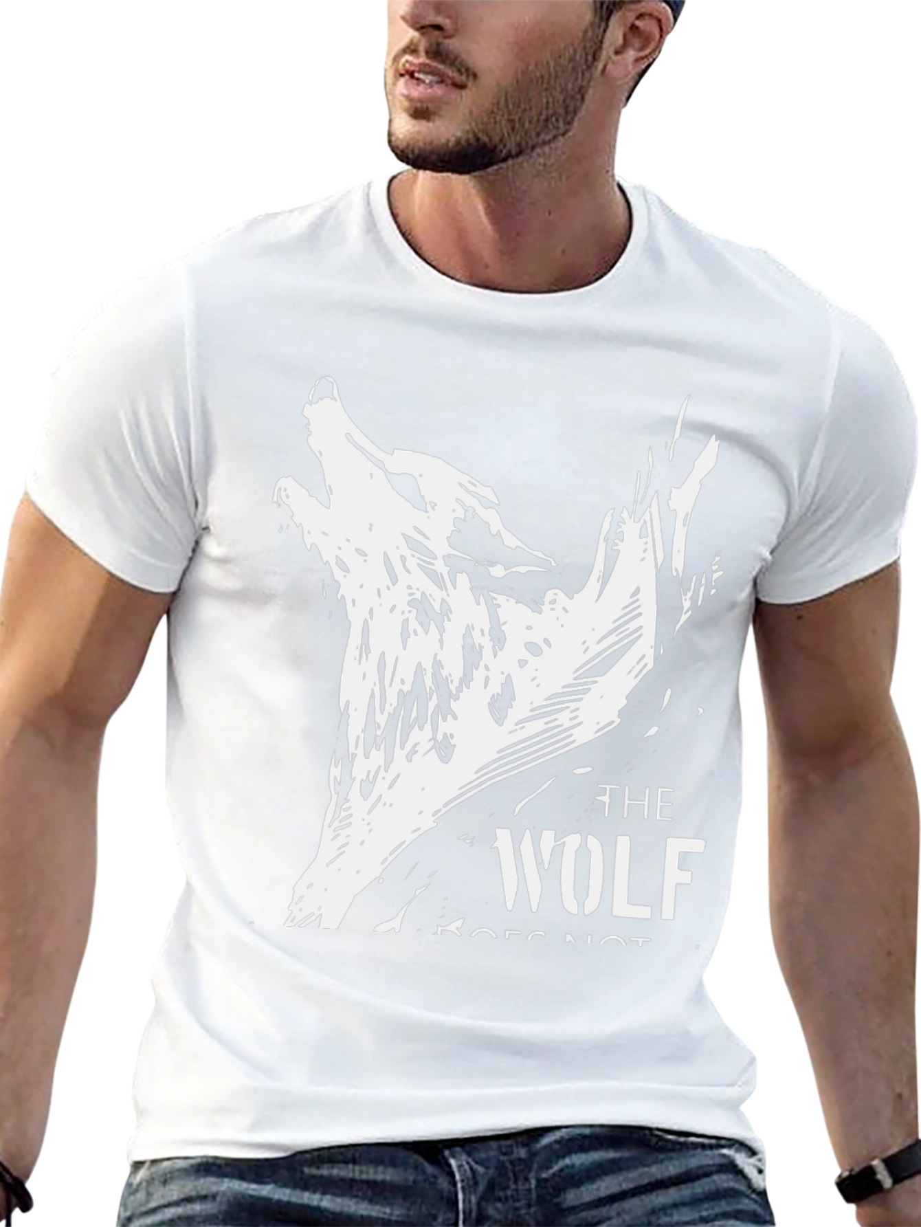 The Wolf Graphic Black T-Shirt