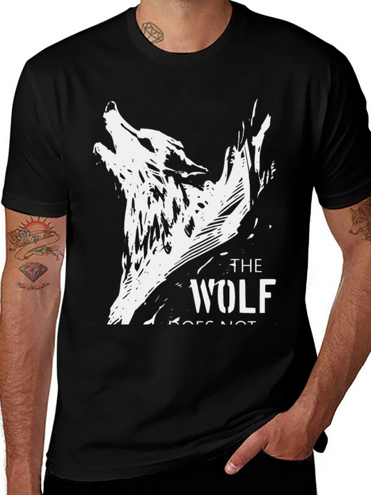 The Wolf Graphic Black T-Shirt