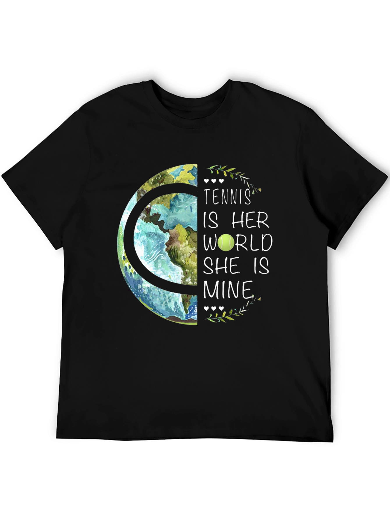 Tennis is Her World Graphic T-Shirt
