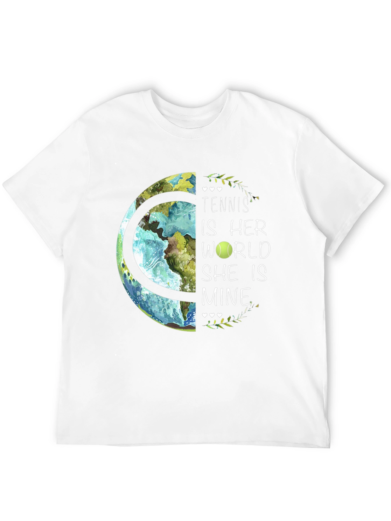 Tennis is Her World Graphic T-Shirt