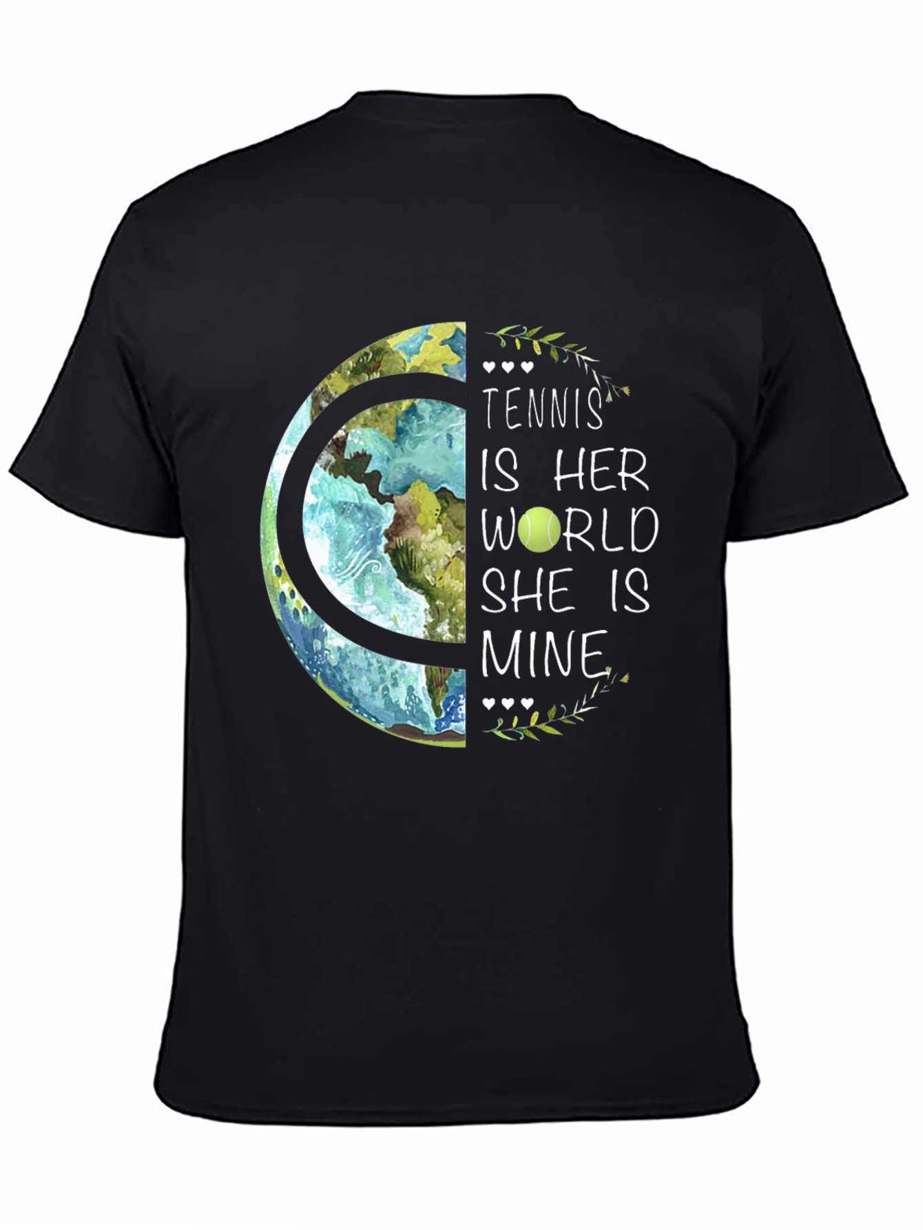 Tennis is Her World Graphic T-Shirt