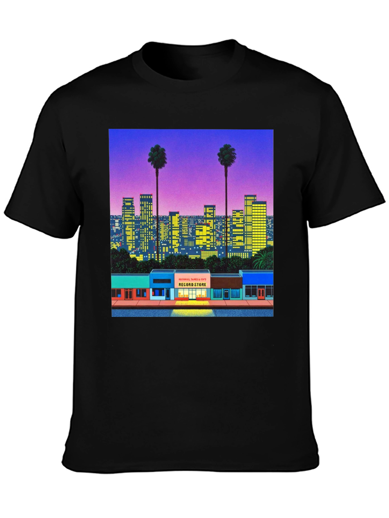 Vaporwave Cityscape T-Shirt