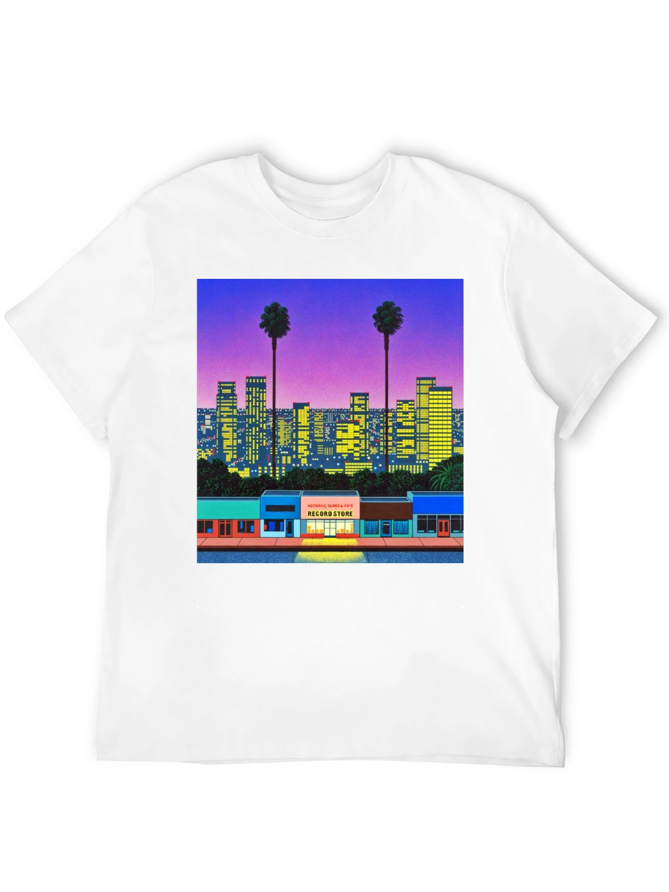 Vaporwave Cityscape T-Shirt
